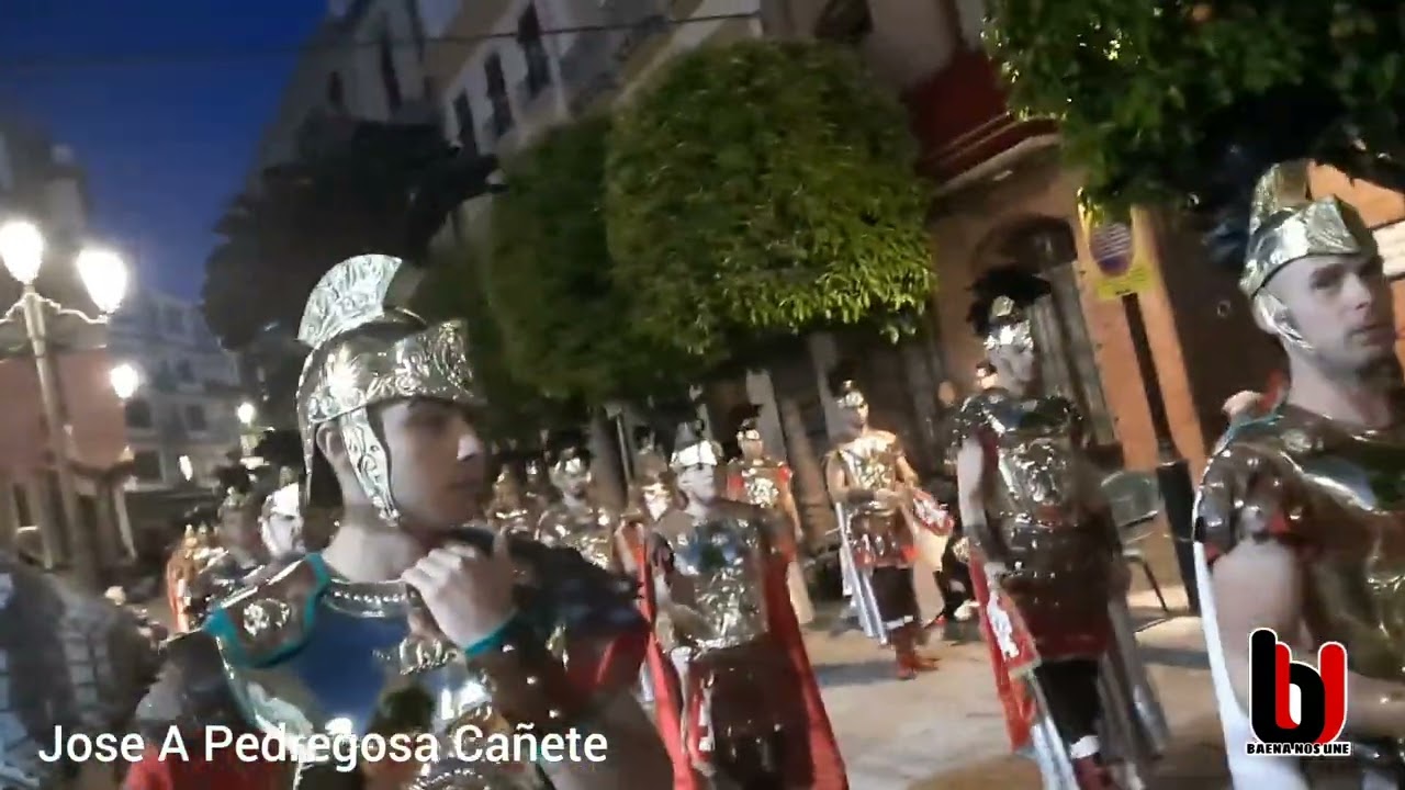 Era un 7 de Abril 7:30h ,viernes Santo del año 2023 ,soldados del centurión de Baena, por la muralla