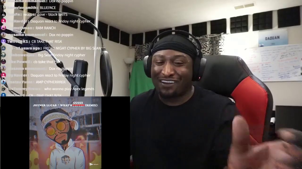 Daquan Wiltshire Reacts To Joyner Lucas What's Poppin Remix