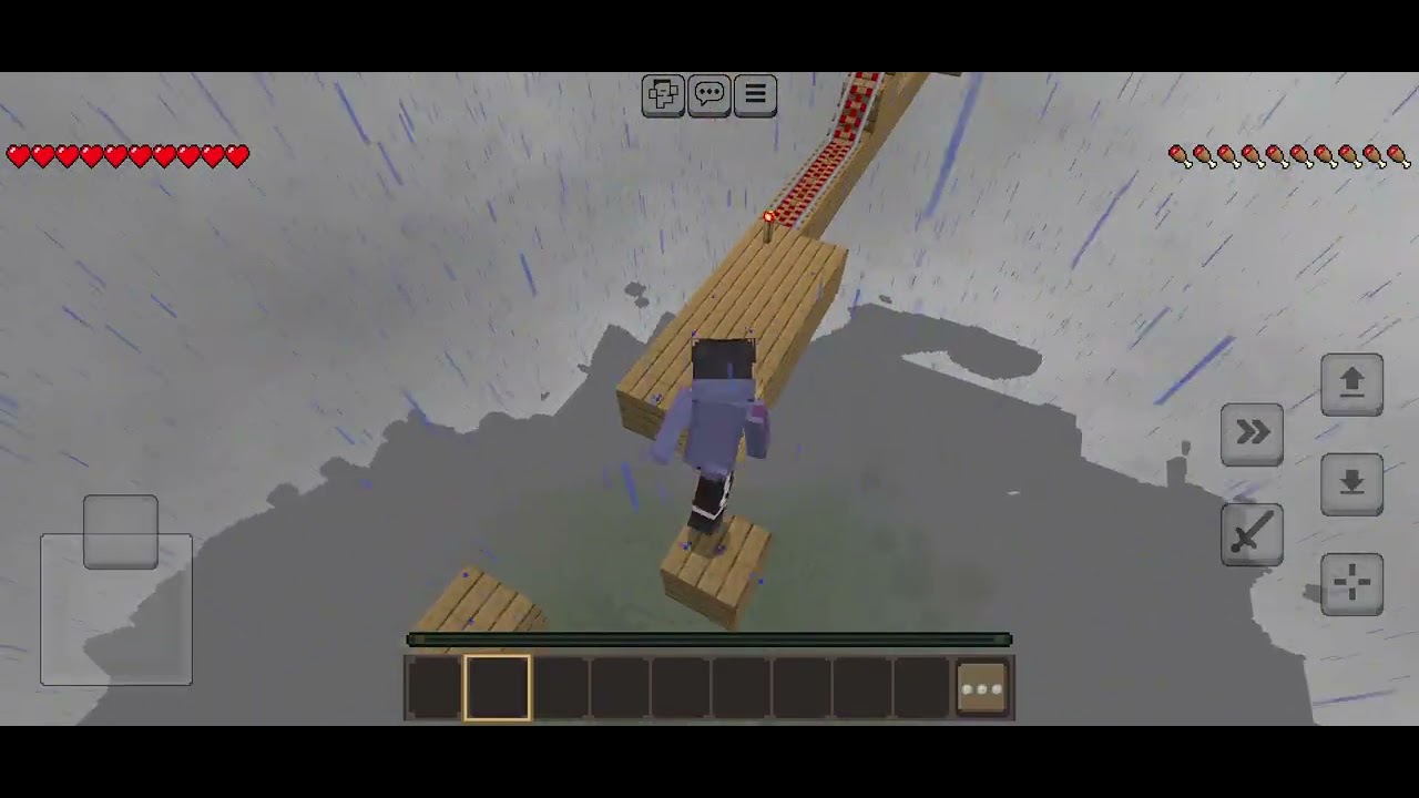 Minecraft parkour