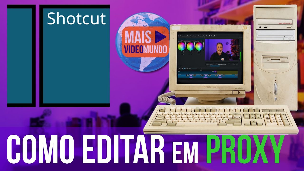 COMO EDITAR VIDEOS SEM TRAVAR no SHOTCUT | Função PROXY | Maisvideomundo #66