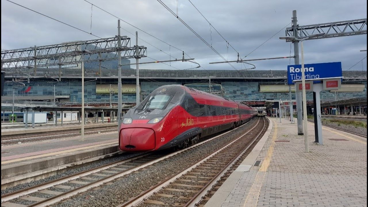 Treni alla Stazione di Roma Tiburtina