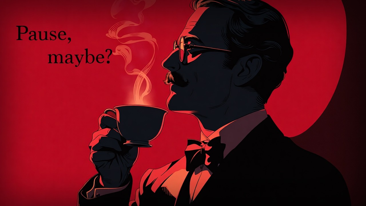 Silence tastes better.