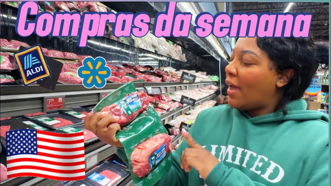 COMPRAS DA SEMANA NOS EUA,Quanto gastei?