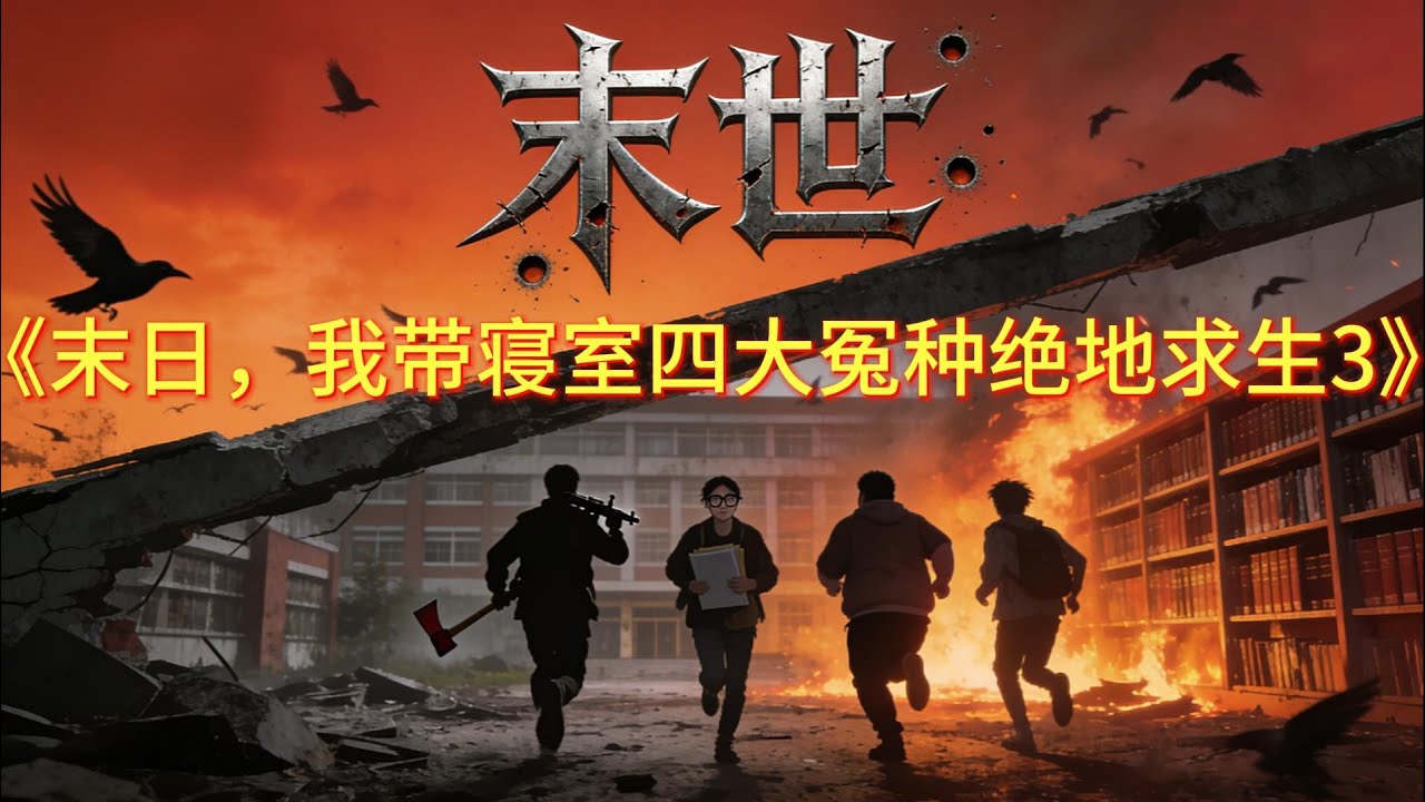 《末日，我带寝室四大冤种绝地求生3》丧尸病毒突然爆发，整个世界乱成一锅粥，活下来的人们，面临的不仅仅是丧尸的撕咬，还有人与人的较量，而我带着寝室四个冤种室友，艰难存活的同时，也闹出了不少笑料
