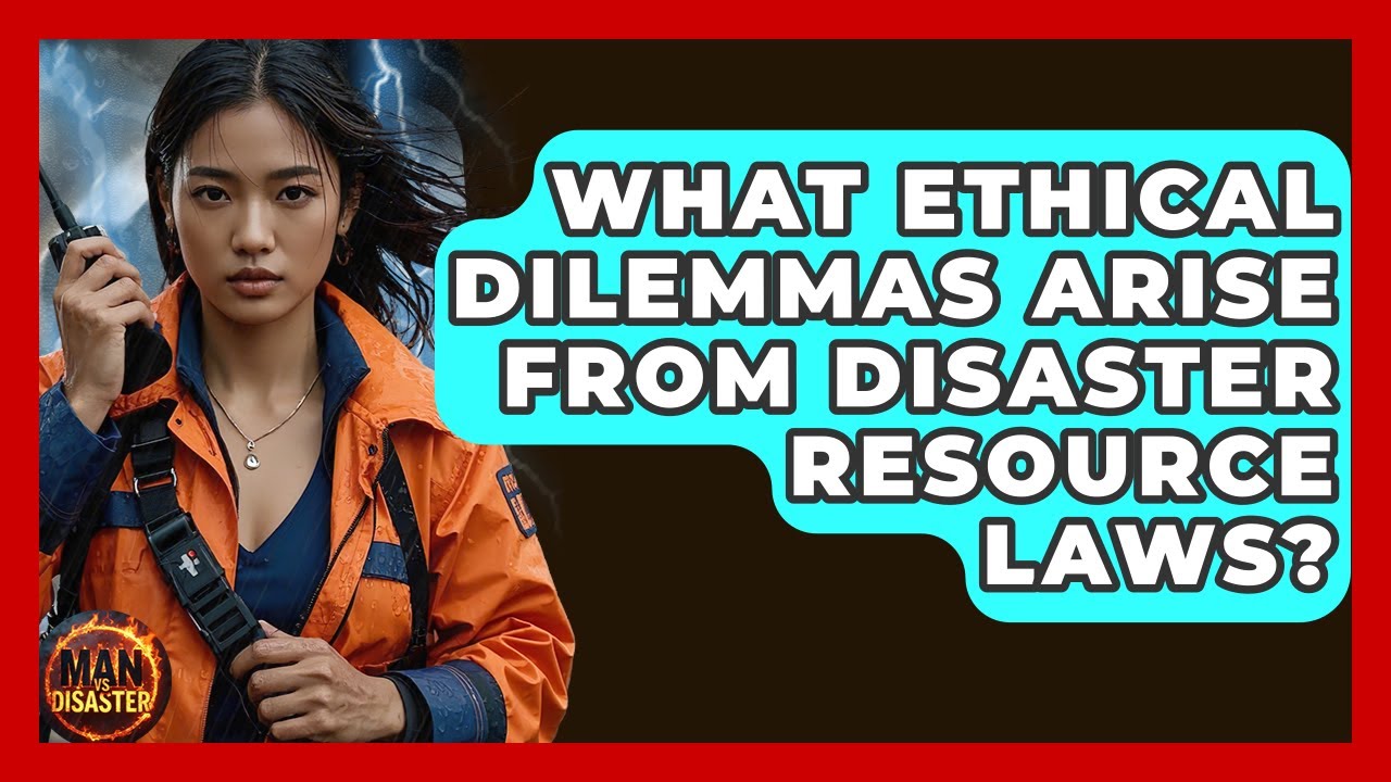 What Ethical Dilemmas Arise From Disaster Resource Laws? - Man vs. Disaster