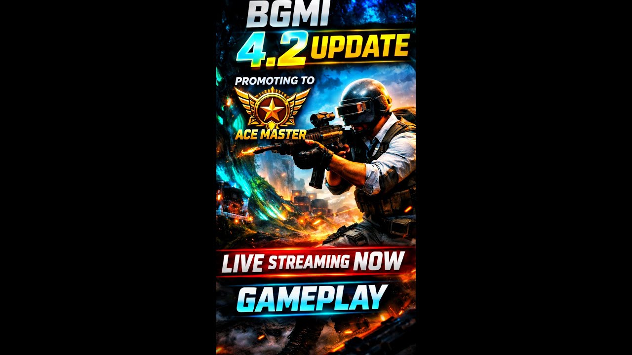 Promoting to Ace Master LIVE 😱 BGMI 4.2 New Update Gameplay #bgmilivestream