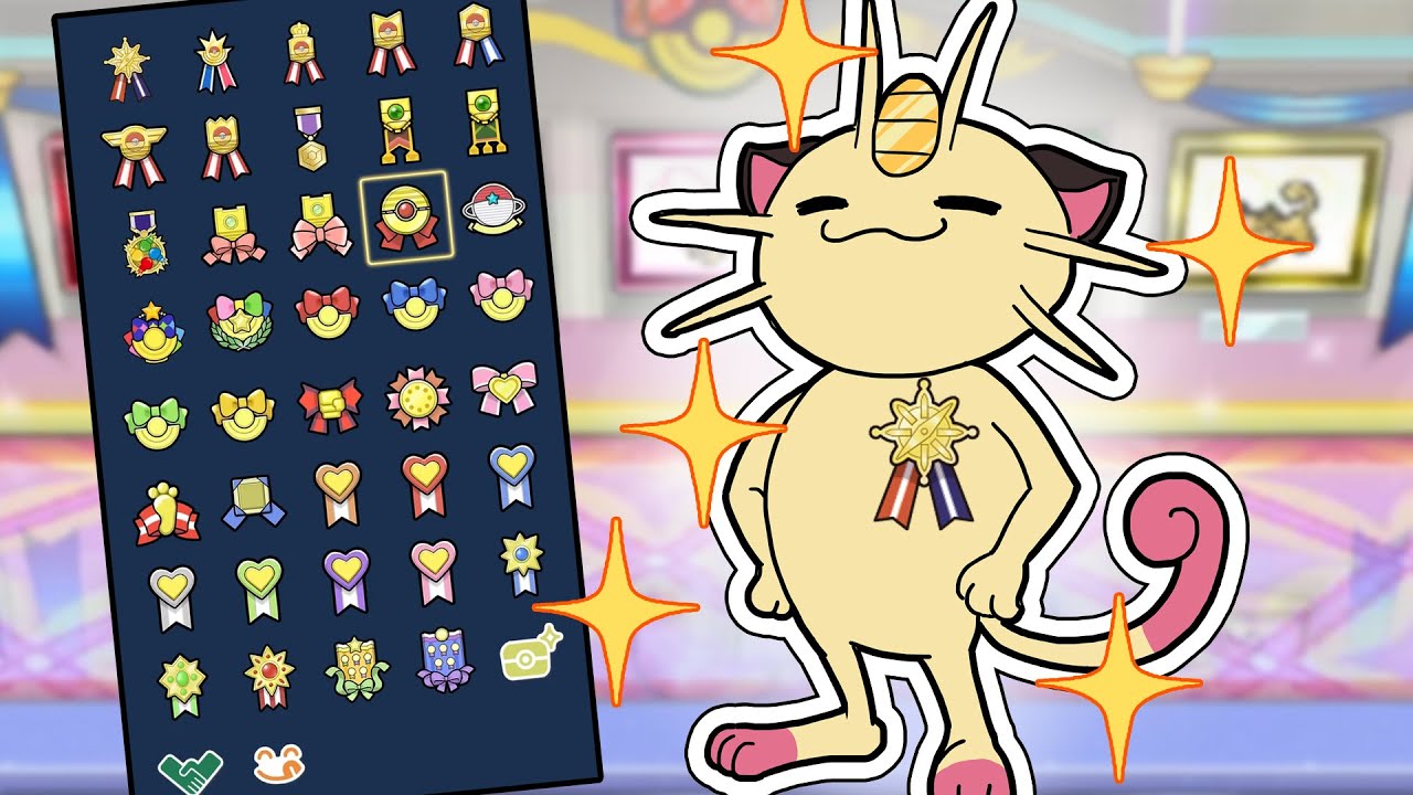 collecting ribbons is my favourite thing in pokemon