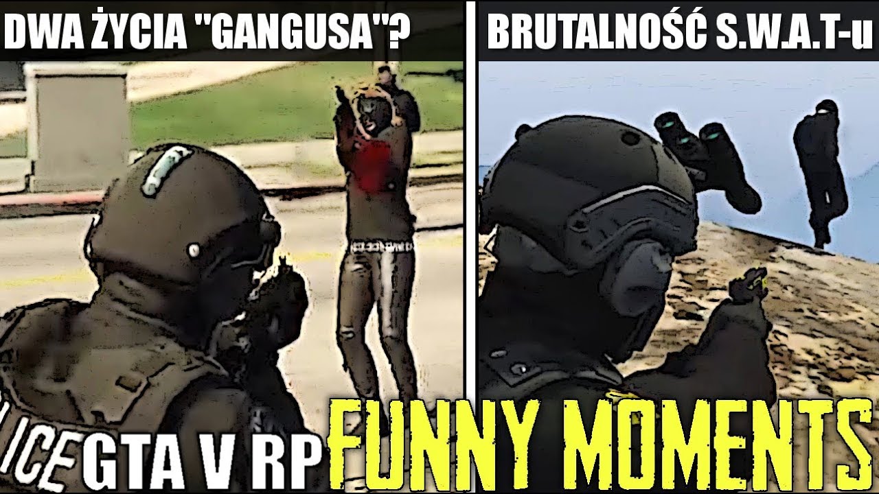 GTA V RP[DWA ŻYCIA "GANGUSA"?/BRUTALNOŚĆ S.W.A.T-u/ODBICIE ZA 0/TRZY WŁOSKI/DYMY NA SZPITALU] [FM]
