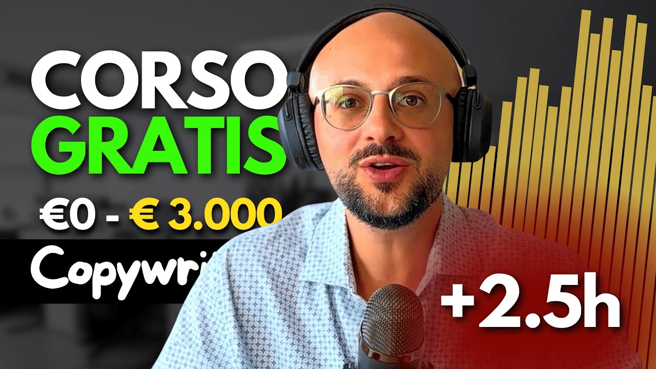 Corso Completo di Copywriting [2026]: Come passare da 0 a 3.000€/mese (2.5 ore)