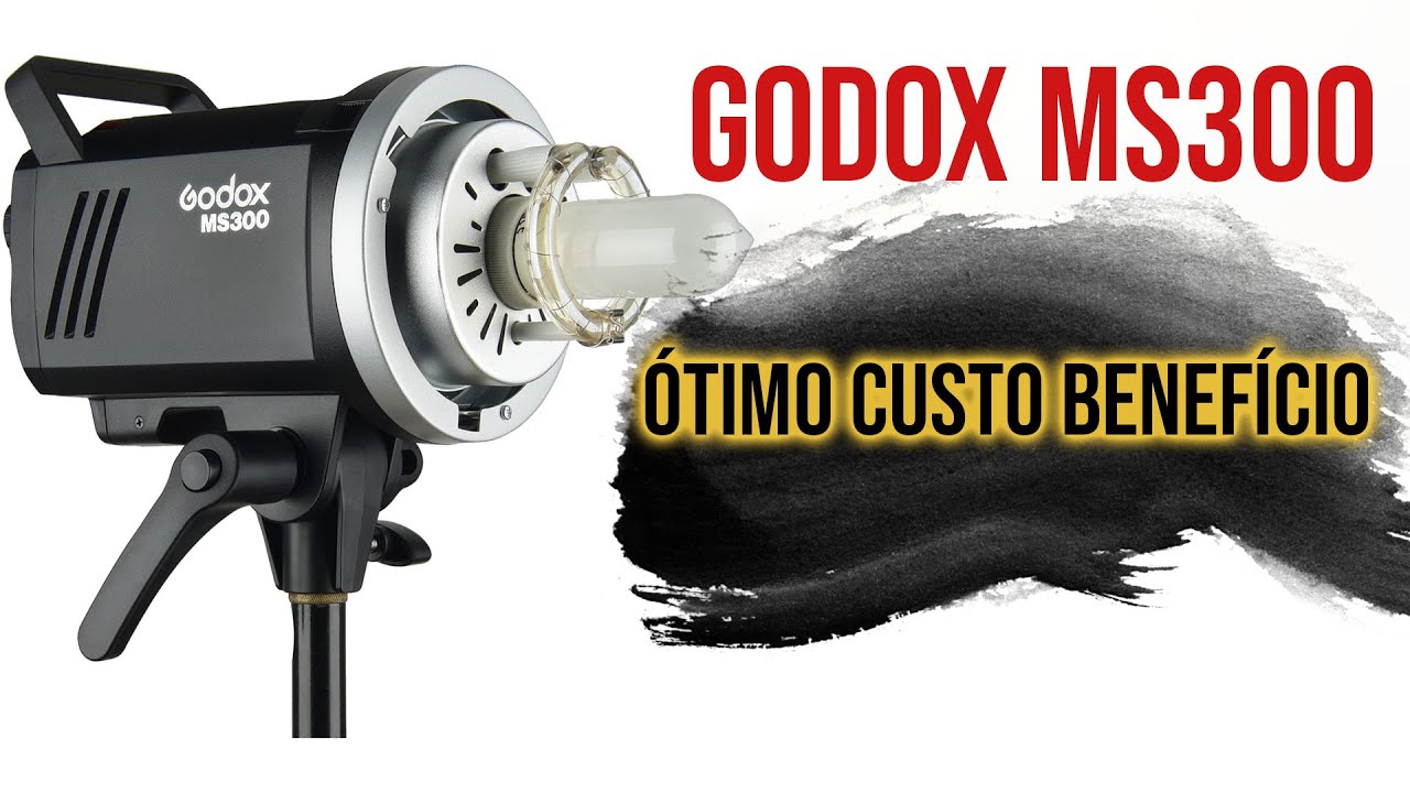 godox ms300 em Portugues - Ótimo custo benefício