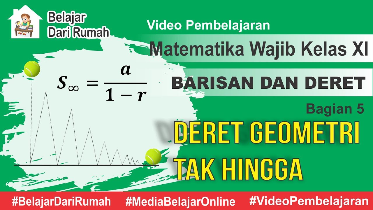 Barisan dan Deret Bagian 5 - Deret Geometri Tak Hingga Matematika Wajib Kelas 11