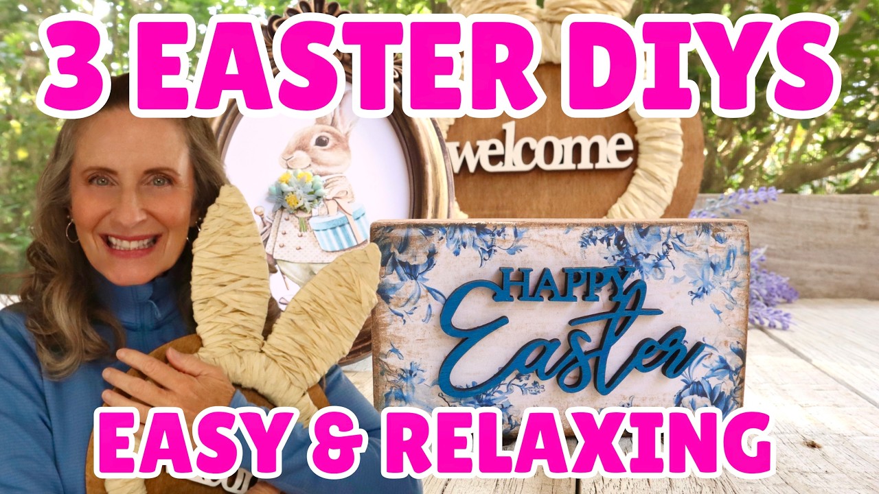 3 Easy EASTER Wood and Paper Craft DIYS that are stunningly HIGH QUALITY too!