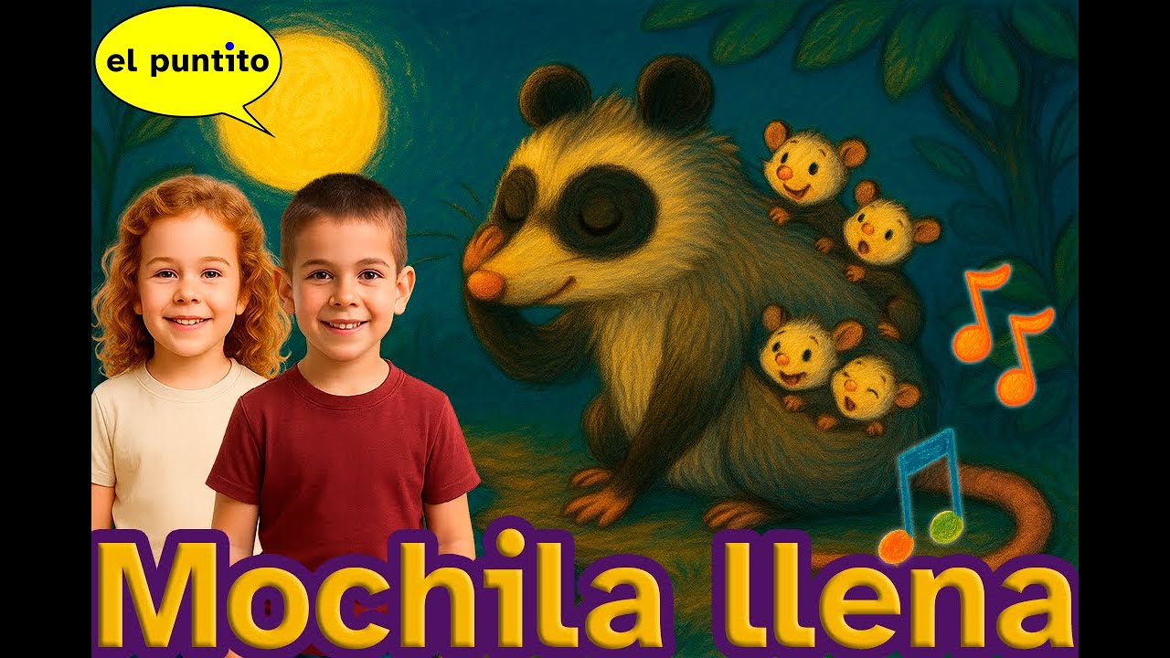 Mochila llena - Canta y baila con la zarigüeya - ¡Canción divertida!  Playtime song!