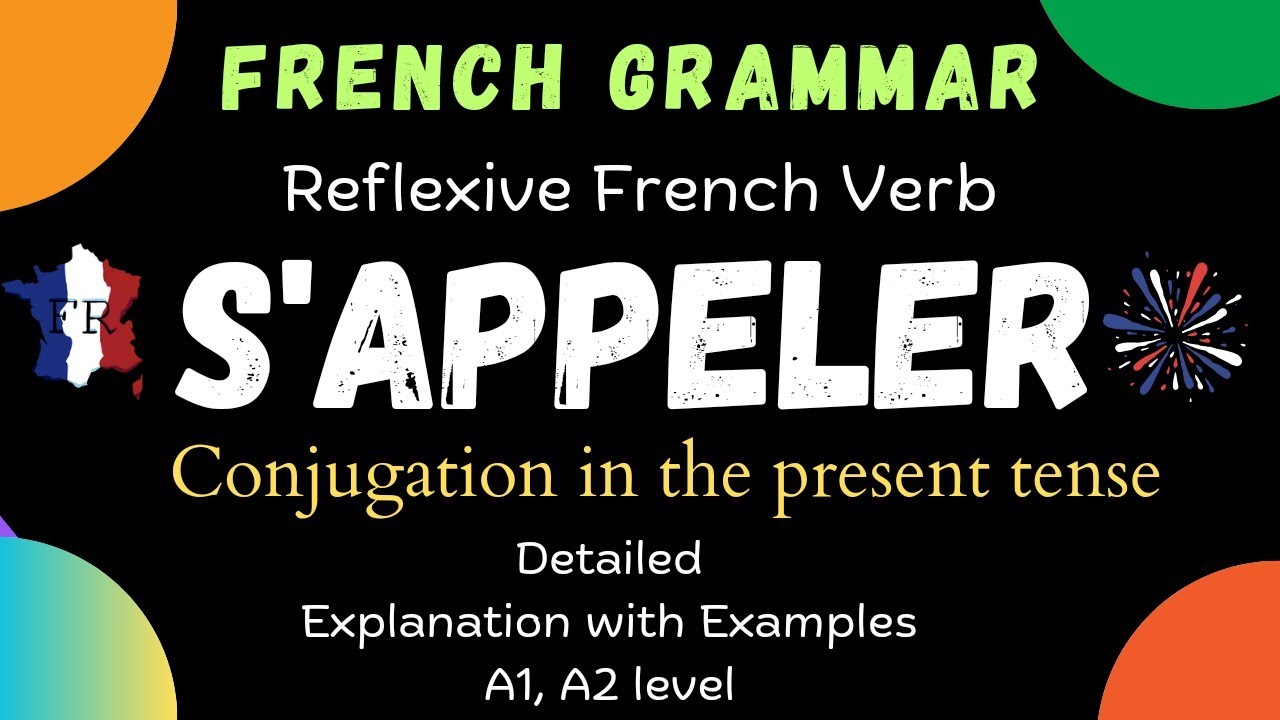 S'APPELER VERB | Conjugation of the French Reflexive Verb S'appeler in the present tense. #trending