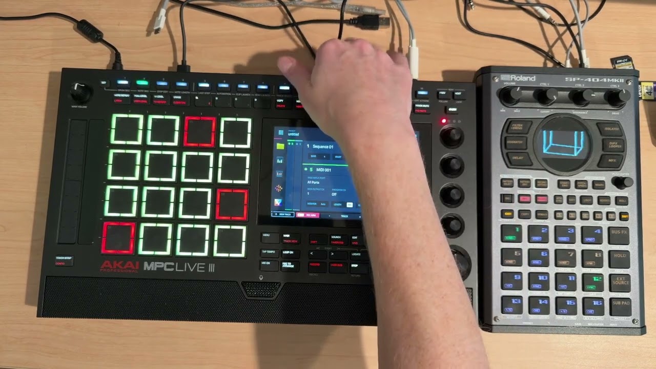 MPC — подключение к SP404 mk2, USB-устройство или USB-хост
