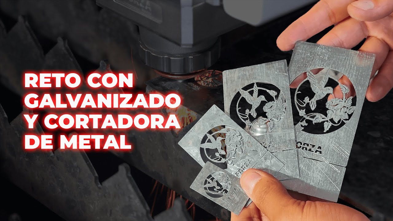 Corte perfecto Acero Galvanizado con láser de 1500 w
