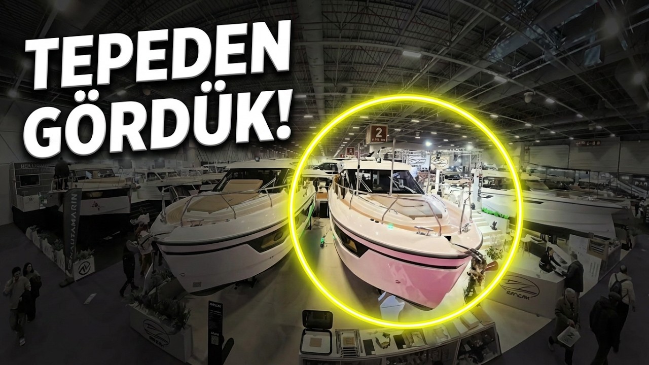 2026 Bosphorus Boat Show Yat ve Tekneleri Tepeden Çektik Tüm Tekneleri geziyoruz.