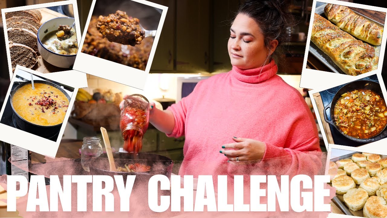 I Didn't Go Grocery Shopping All Week... Here's Everything I Cooked | Pantry Challenge