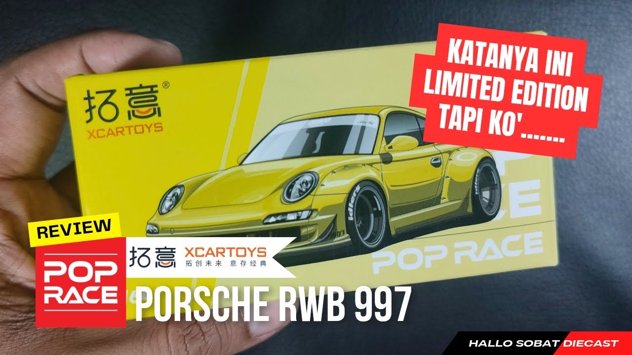ADA YANG GANJEL‼️| KOLABORASI POP RACE & XCARTOYS PORSCHE RWB 997