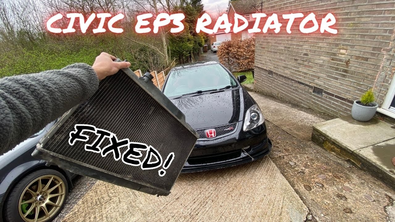 Changing radiator on civic type r ep3 * NISSENS RADIATOR *
