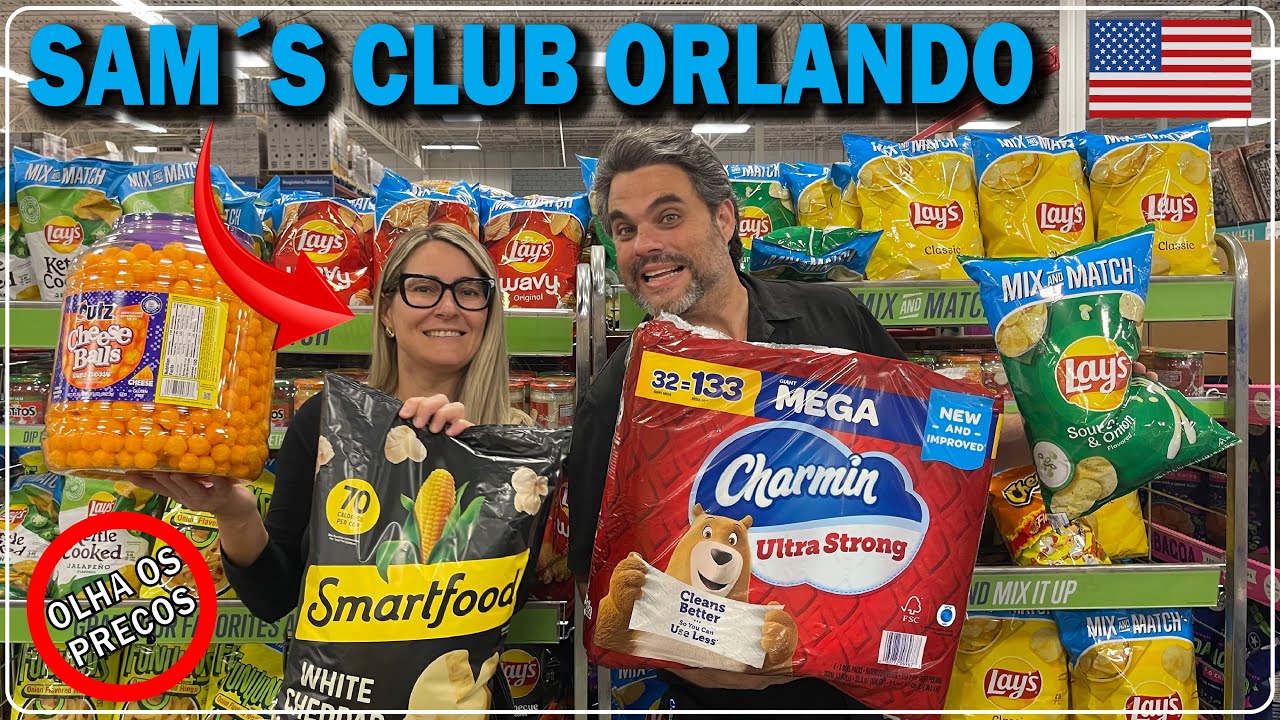 MEGA TOUR de COMPRAS no ATACADO de ORLANDO | PREÇOS no SAM’S CLUB EUA