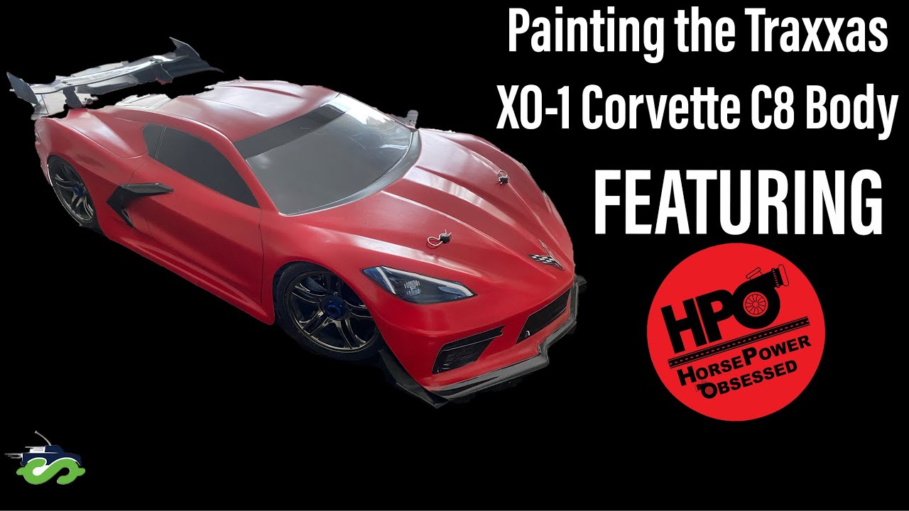 Painting the TRAXXAS XO-1 Corvette C8