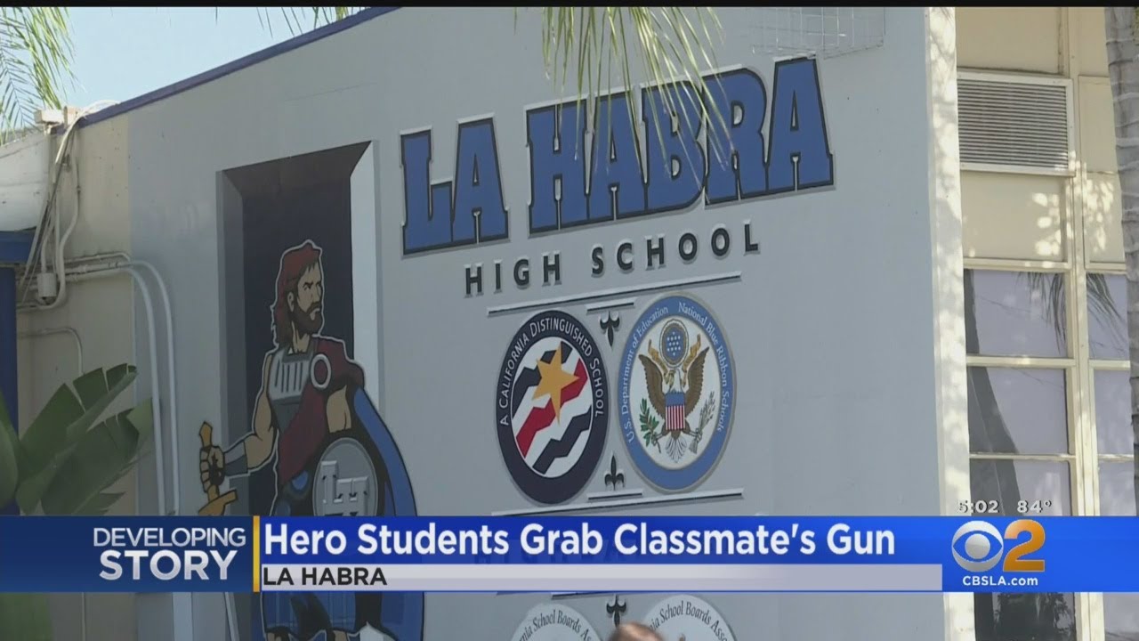 Freshman Tackled By Fellow Students After Producing Gun In La Habra High School