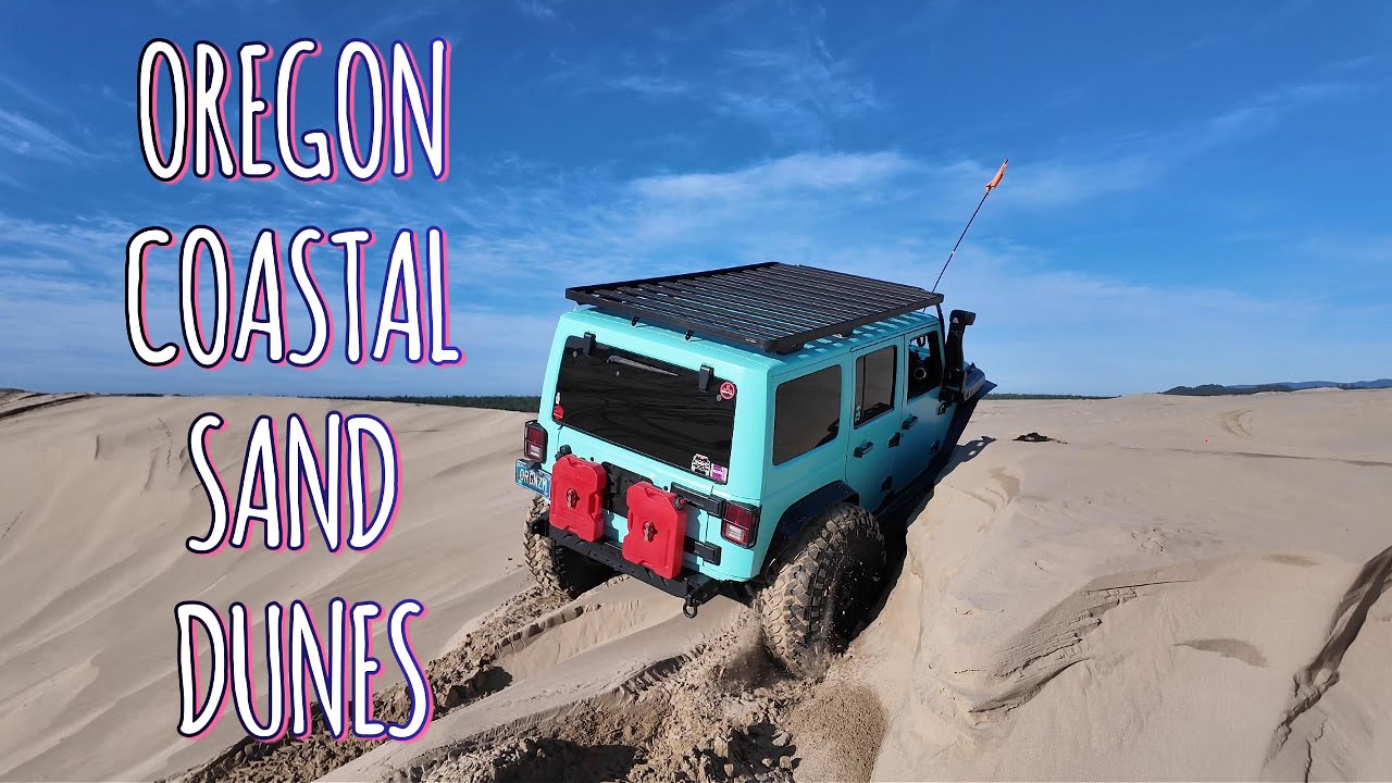 Sand Dunes In Florence Oregon Jeeps and Toyotas