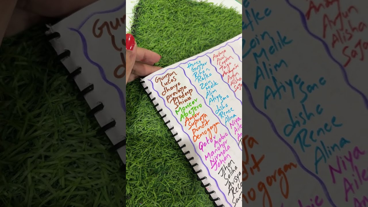 Writing my cute subscribers names 🩷 #shorts  #writingnames  #shortsfeed