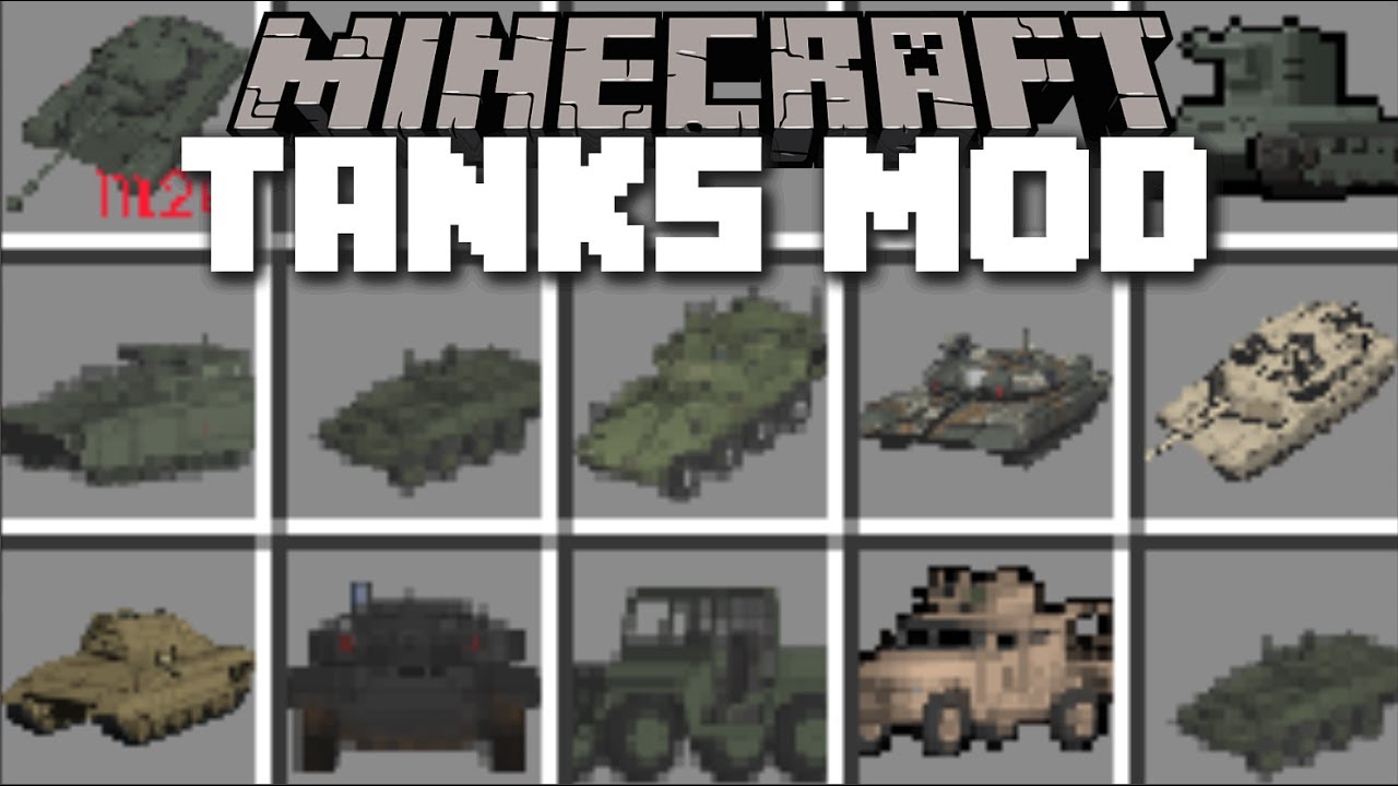 Minecraft TANKS MOD / FIGHT AND SURVIVE THE EVIL VILLAGERS!! Minecraft