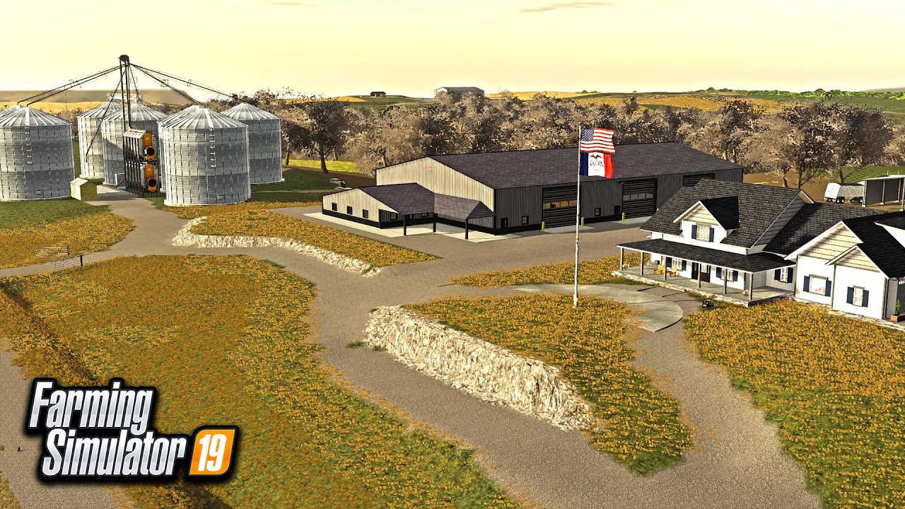 BUILDING A LUXURUIOUS FARM! (TEARING DOWN OLD 90'S & REBUILDING) | FARMING SIMULATOR 2019