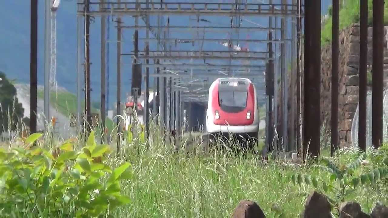 SBB RABDe 500 ICN a Osogna a 150 km/h