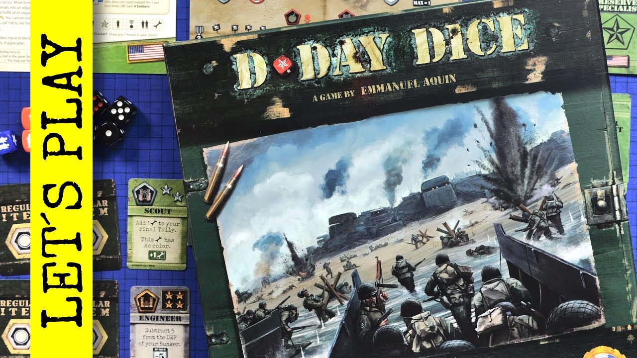 LET´S PLAY (Petr): D-Day Dice - Second Edition