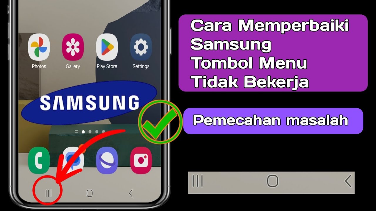 Tombol Menu/Terbaru Tidak Berfungsi di Samsung | Cara Memperbaiki Masalah Tombol Menu Samsung Tidak