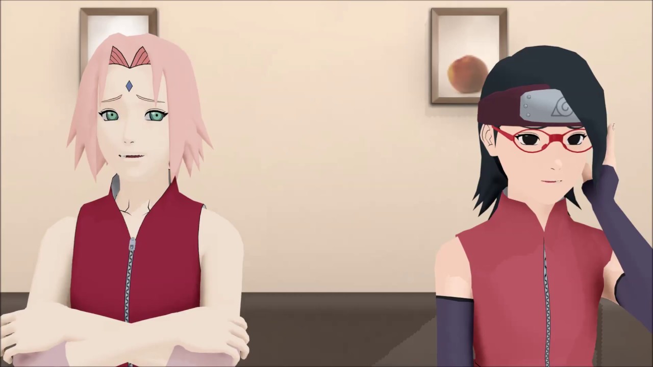 [MMD] Sarada, Sakura and Sasuke - Prank call [Thanks 1000 Subs!!!]