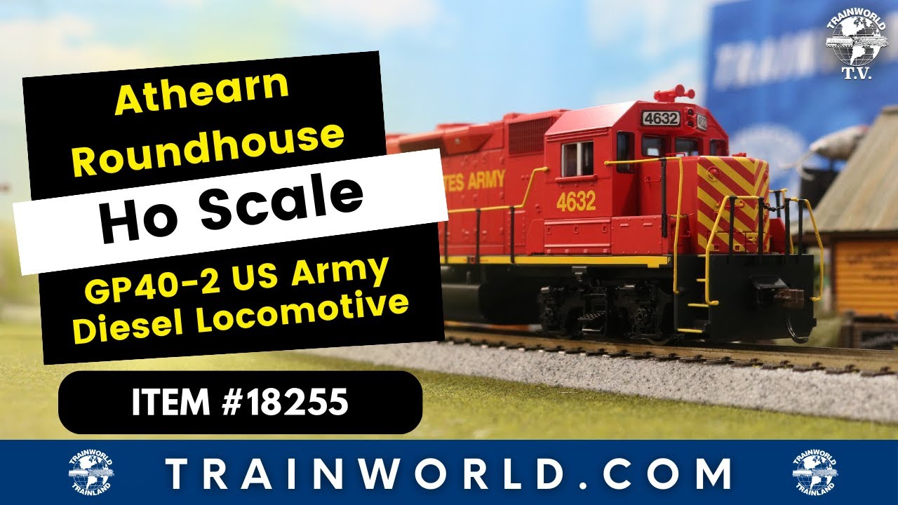 Athearn Roundhouse HO Scale GP40-2 US Army