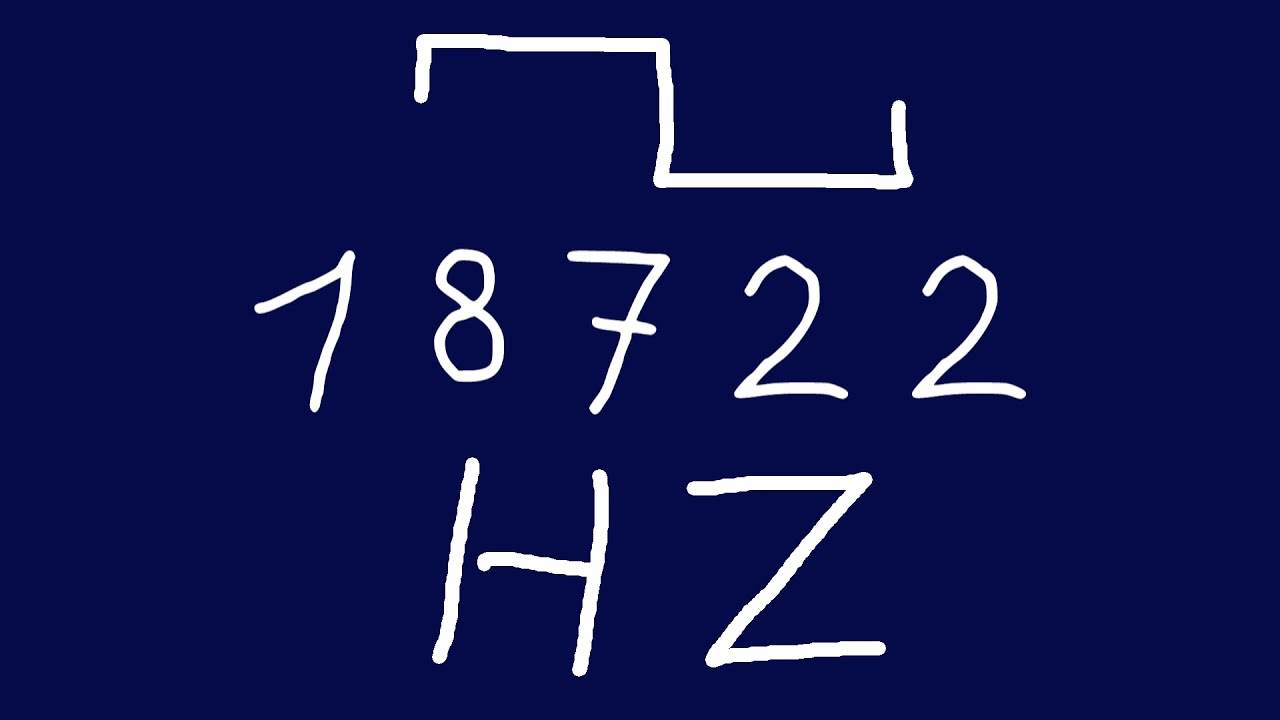 18722 hz square