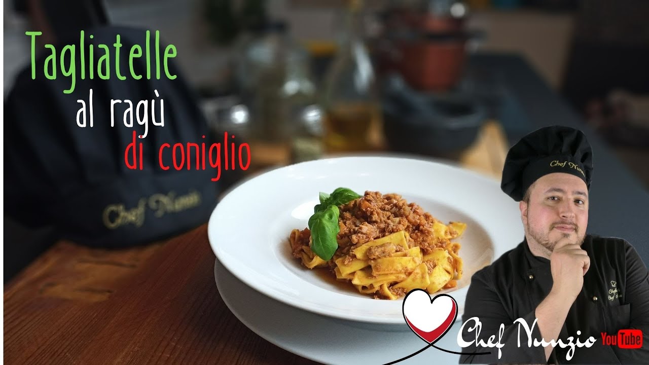 Tagliatelle al ragù di coniglio , osare per  credere#chefnunzio