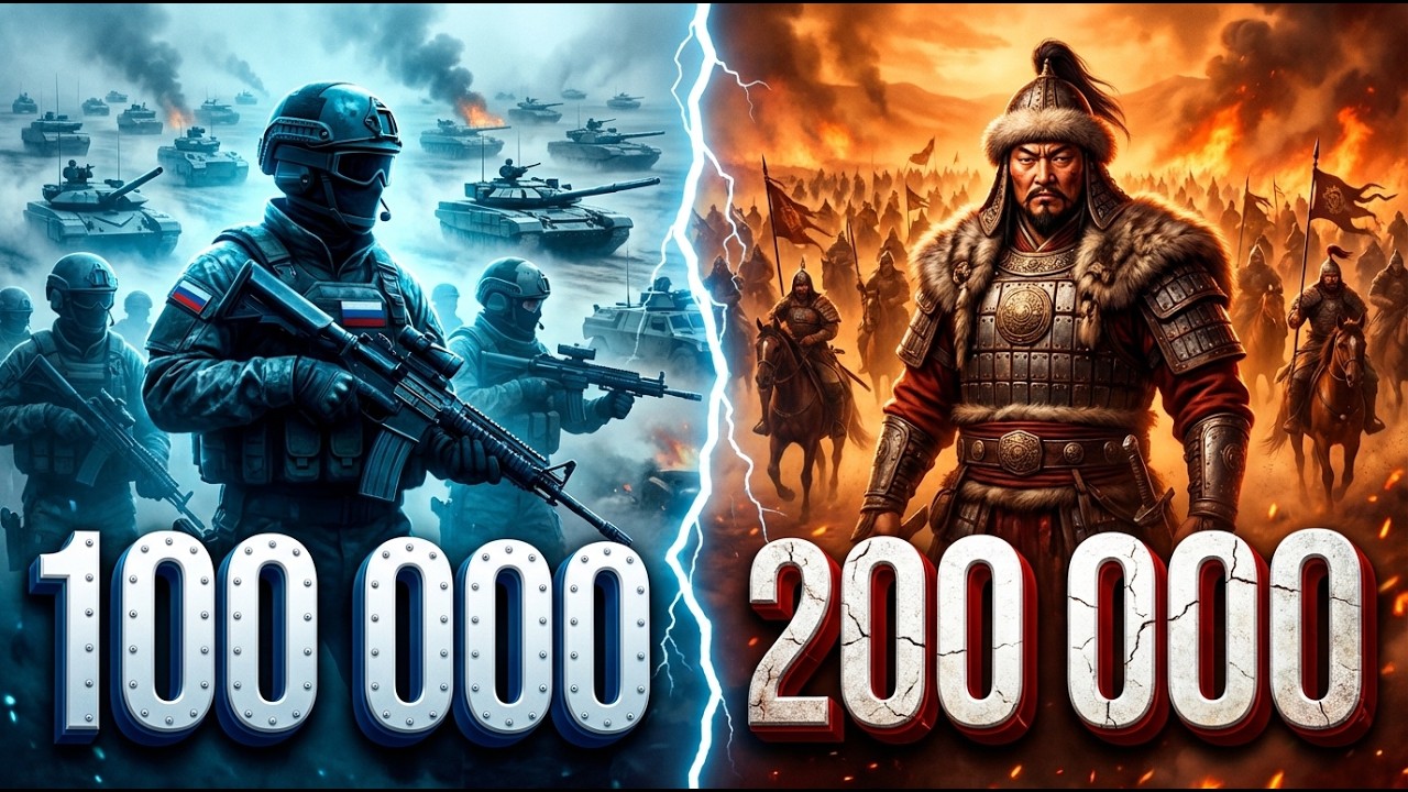 ЧТО ЕСЛИ 100 ТЫСЯЧ СОВРЕМЕННОЙ АРМИИ ПРОТИВ 200 ТЫСЯЧ ЧИНГИСХАНА?