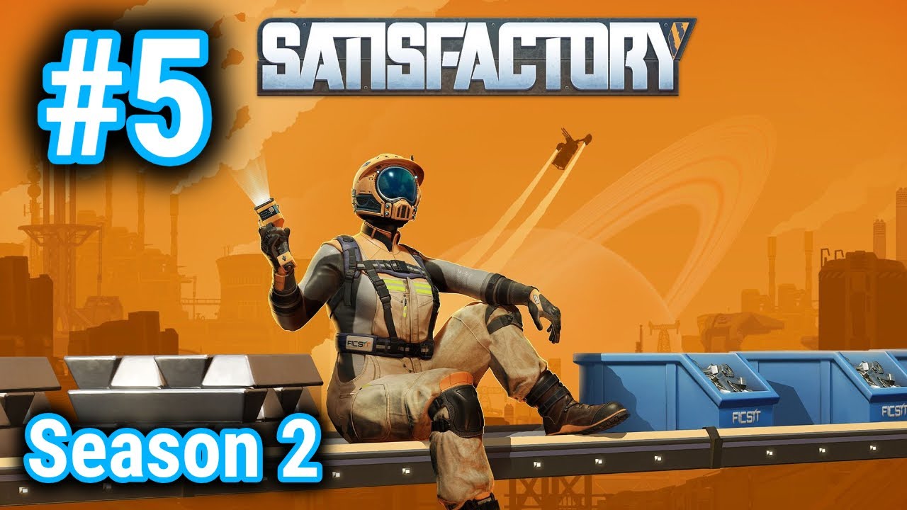 Satisfactory - Season 2 - Episode 5 - 2026 PS5 Gameplay - Upgrading Belts and Using Concrete!