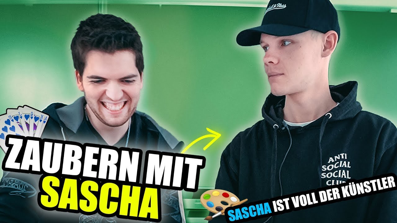 SASCHA wird bei meinem KARTENTRICK zum KÜNSTLER