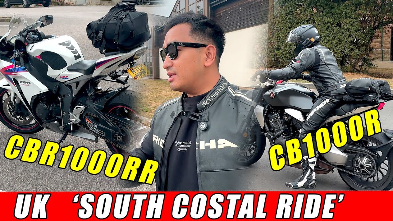 UK 'South Costal Ride' | CBR1000RR + CB1000R | Nepali Motovlogger in UK |🇳🇵🇬🇧