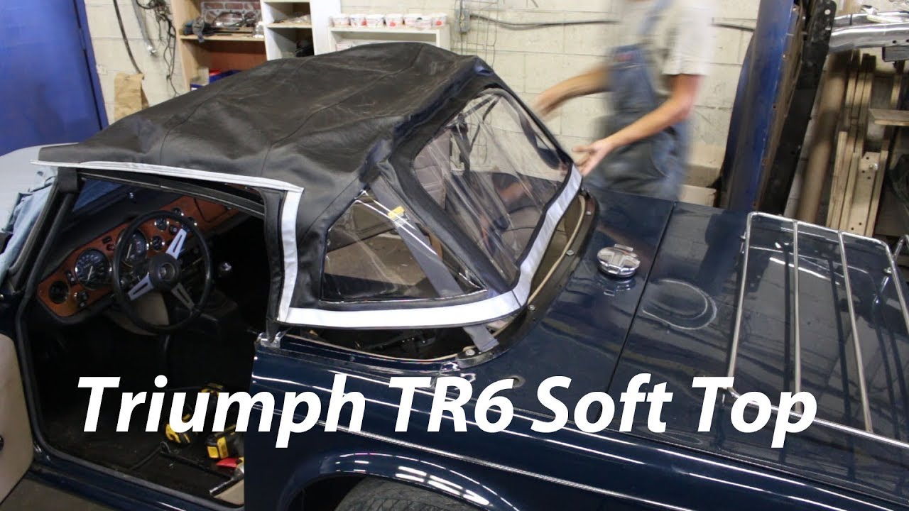 Реставрация Triumph TR6 1973 года — часть 36 — Мягкий верх
