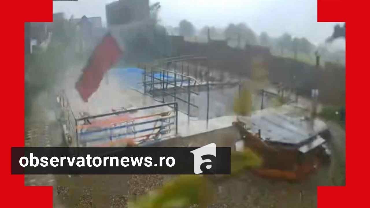 Judeţul lovit de un fenomen extrem de rar: furtuna supracelulară. 