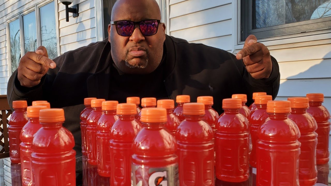 Выпить немного Gatorade за 3 минуты!