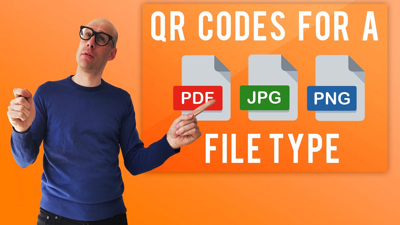 How to make a QR code for a PDF, JPG or PNG File Type