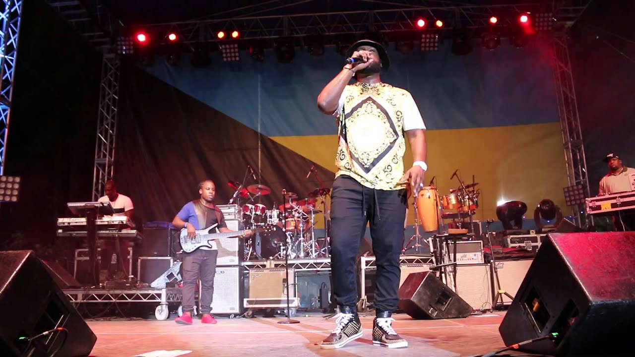 Bunji Garlin & Fay Ann Lyons performance at Bahamas Junkanoo Carnival 2015