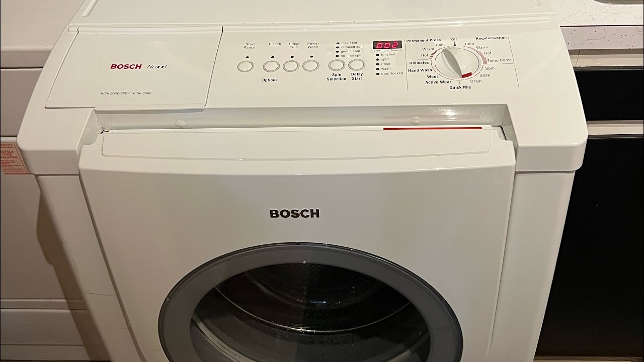 Bosch washer keeps filling with water