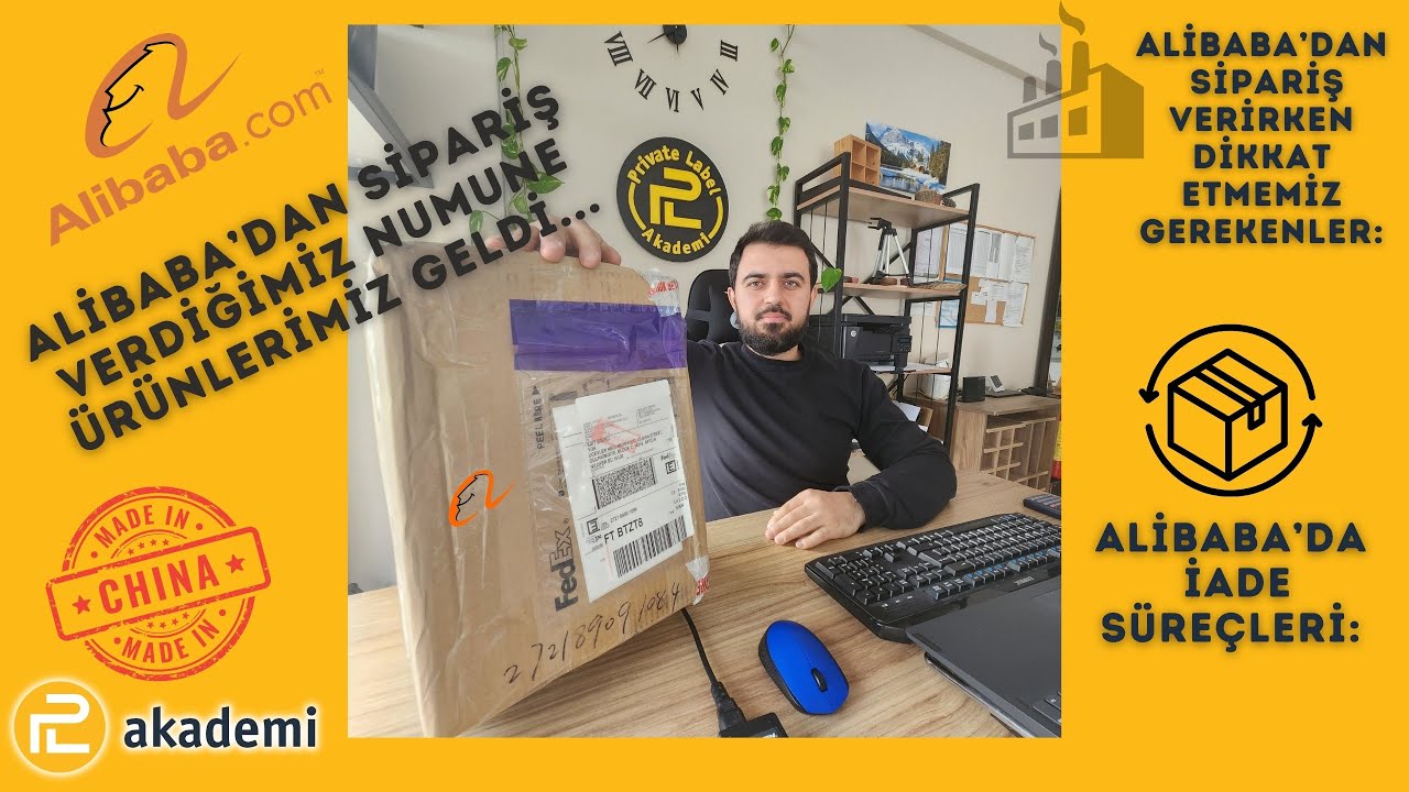 Alibaba.Com 'dan Verdiğimiz Numune Ürün Siparişimiz Geldi. Alibaba Üzerinden İade Süreçleri
