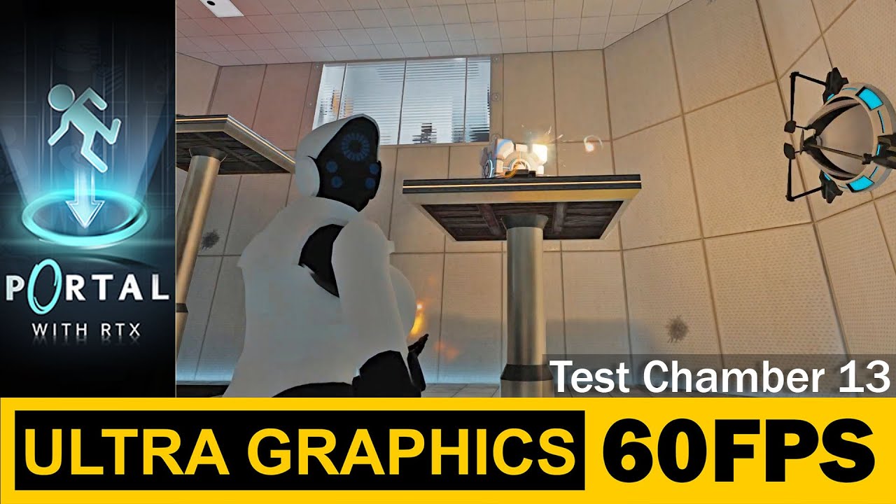 Test Chamber 13, Haydee in Portal with RTX, Walkthrough, Gameplay, No Commentary, Third Person
